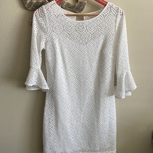 Lily Pulitzer White Lace Shift Dress